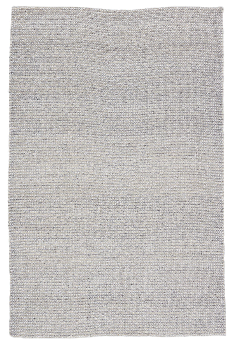 Crispin Indoor/Outdoor Solid Grey & Ivory Rug