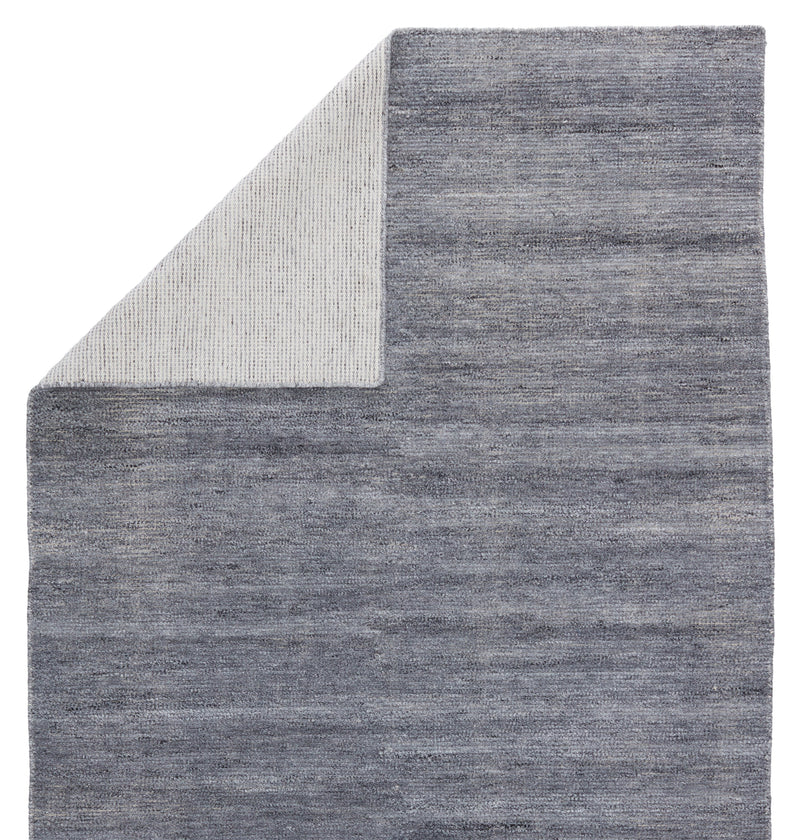 Limon Indoor/Outdoor Solid Grey & Blue Rug