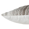 Reed Austrel Indoor/Outdoor Gray & White Pillow 3