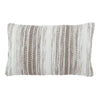 Reed Austrel Indoor/Outdoor Gray & White Pillow 1