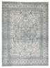 Tulip Medallion Rug in Blue Mirage & Gray Morn design by Jaipur Living