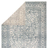 Tulip Medallion Rug in Blue Mirage & Gray Morn design by Jaipur Living