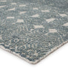 Abelle Hand-Knotted Medallion Teal/ Light Gray Rug by Jaipur Living