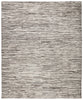 Ramsay Handmade Stripes Dark Gray & Ivory Rug