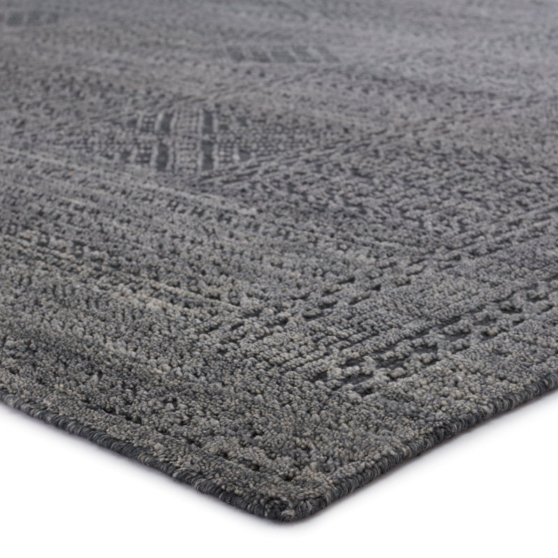 Reign Jadene Reversible Hand Knotted Charcoal & Green Rug 2