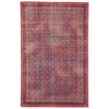 Concord Hand-Knotted Medallion Red & Blue Area Rug