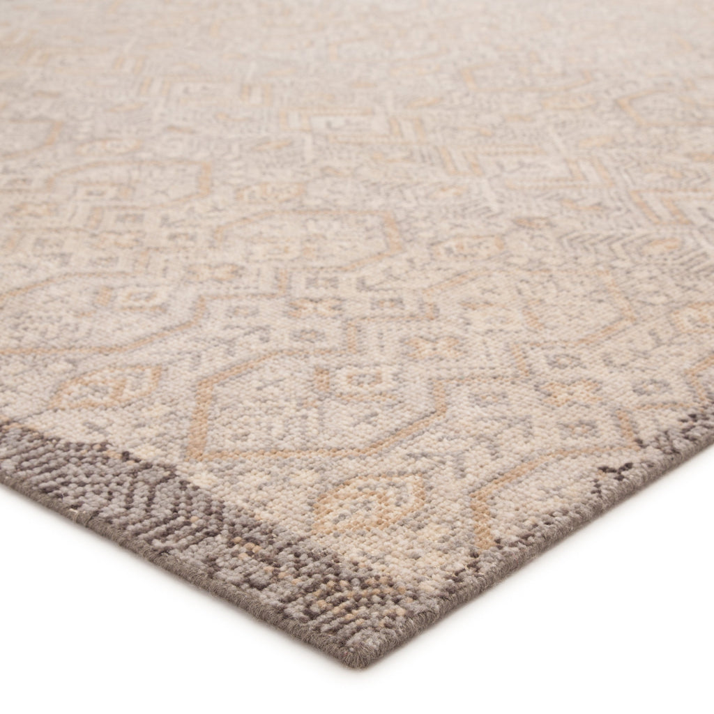 Prospect Hand-Knotted Tribal Gray & Gold Area Rug