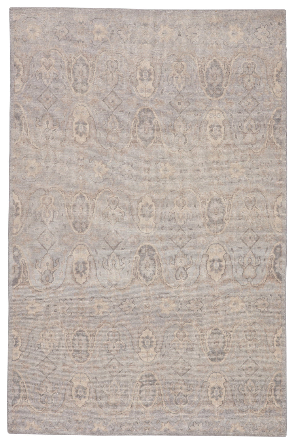 Williamsburg Handmade Trellis Gray & Beige Area Rug