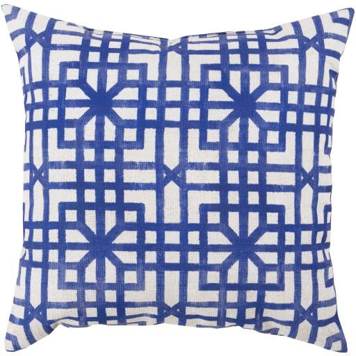 Rain RG-153 Pillow in Ivory & Dark Blue by Surya