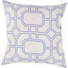 Rain RG-154 Pillow in Dark Blue & Ivory by Surya