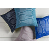 Rain RG-169 Pillow in Dark Blue & Light Gray by Surya