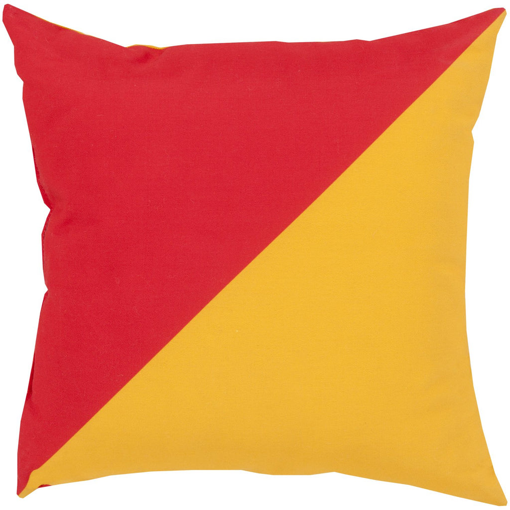 Rain RG-136 Pillow in Bright Orange & Saffron by Surya