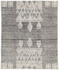 Torsby Geometric Rug in Jet Black & Parchment design by Jaipur Living