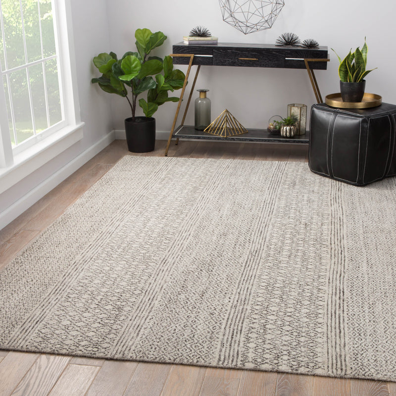 Neema Geometric Rug in Oatmeal & Bungee Cord design by Jaipur Living