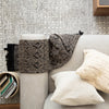 Neema Hand-Knotted Geometric Ivory & Dark Gray Area Rug