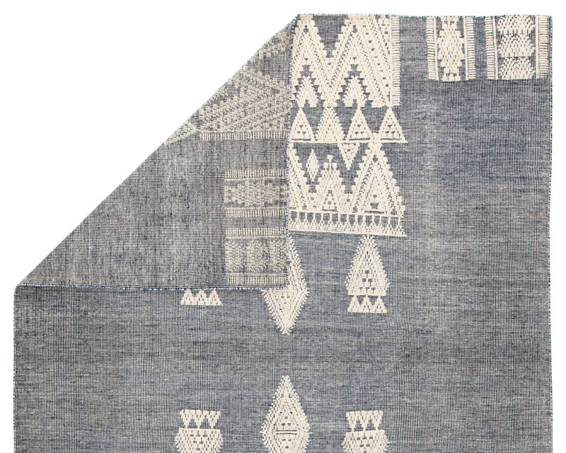 Torsby Tribal Rug in Total Eclipse & Whitecap Gray design by Jaipur Living