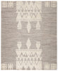 Torsby Handmade Tribal Gray & Ivory Rug