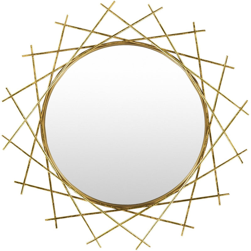 Rosalie ROL-001 Round Mirror by Surya