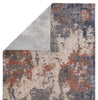 Hemet Abstract Rug in Blue & Red