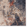 Hemet Abstract Rug in Blue & Red