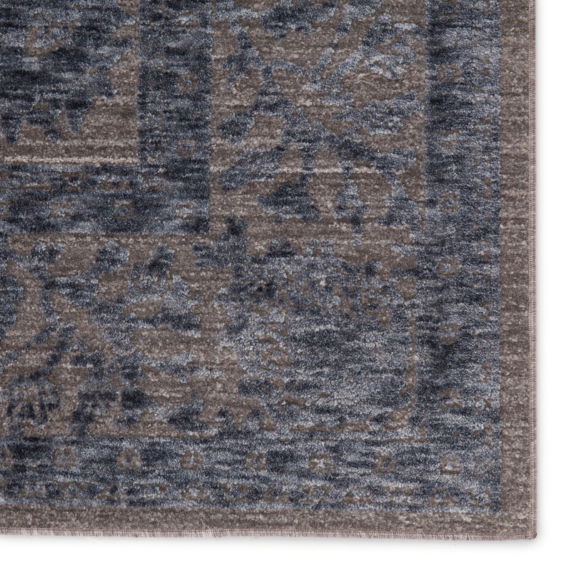 Indio Oriental Rug in Blue & Gray