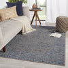 Indio Oriental Rug in Blue & Gray