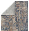 Temecula Abstract Rug in Blue & Tan