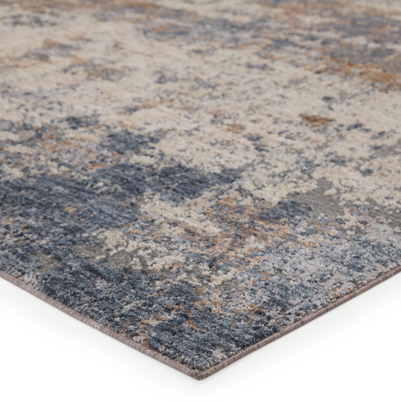 Eastvale Abstract Rug in Blue & Tan