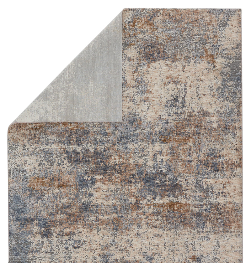 Eastvale Abstract Rug in Blue & Tan