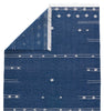 Calli Indoor/Outdoor Geometric Blue & White Rug