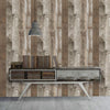 Repurposed Wood Removable Wallpaper in Weathered