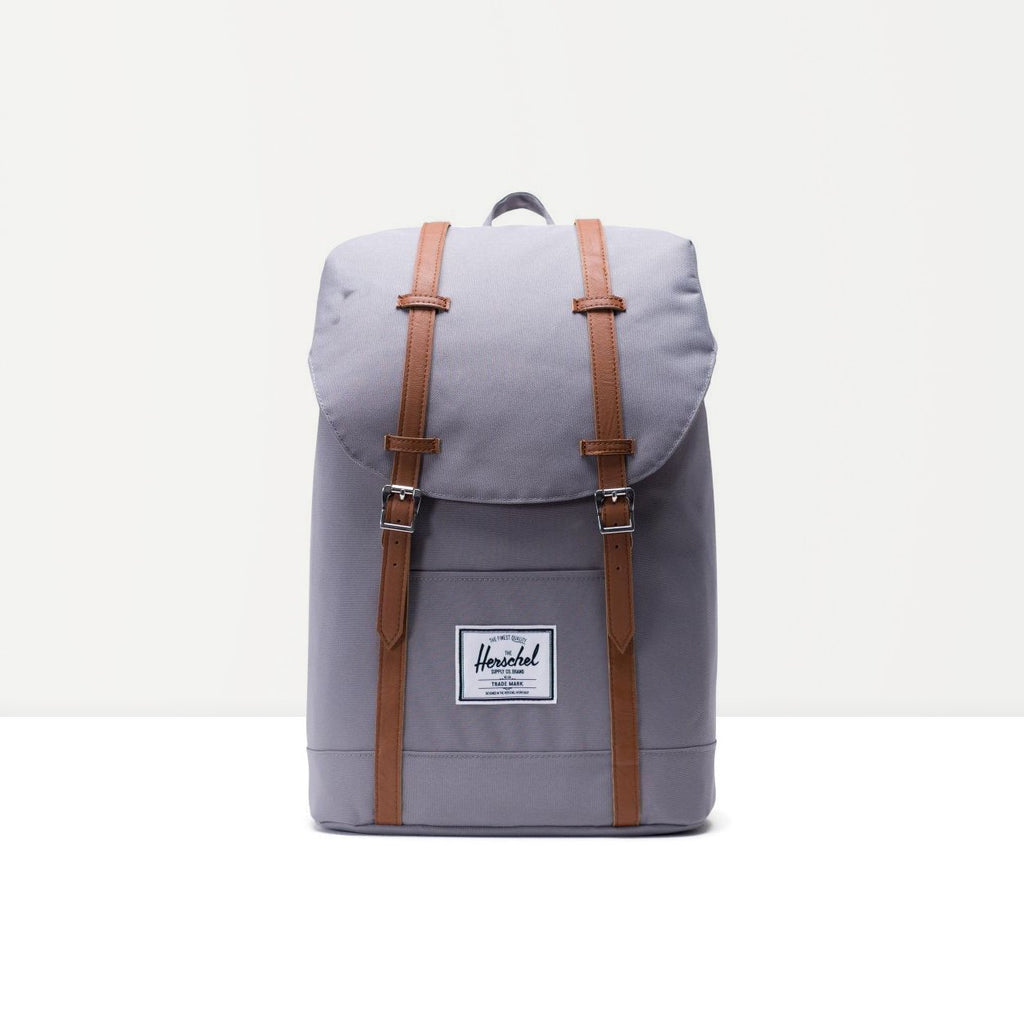 Retreat Backpack in Grey & Tan