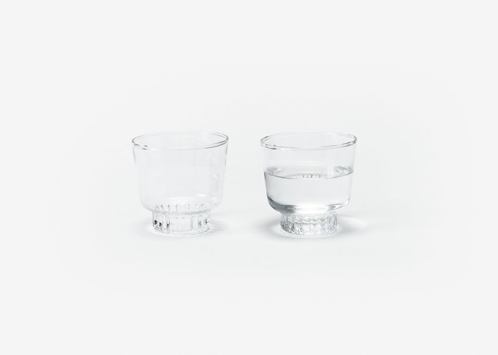 Set of 2 Ridge Kitchen Small Glasses in Various Colors