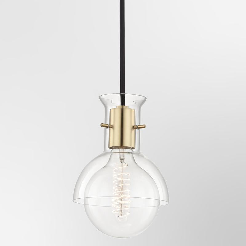 Riley 1 Light Pendant With Glass