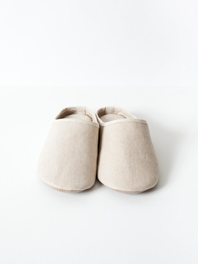 Sasawashi Room Shoes, Beige