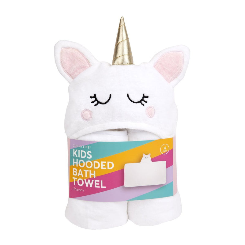 Unicorn Kids Hooded Bath Towel