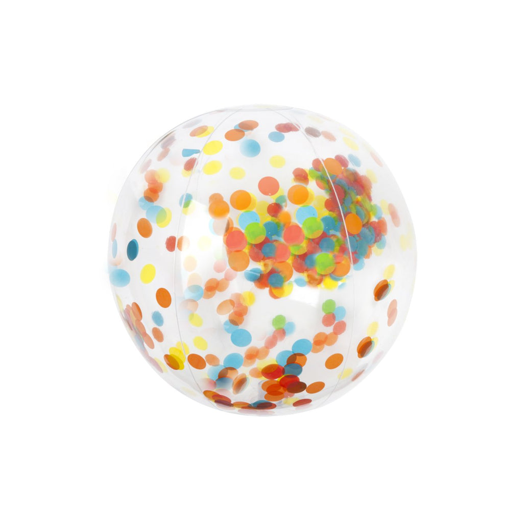 Inflatable Beach Ball in Confetti