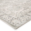 Brighton Oriental Gray & Cream Area Rug