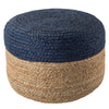 Saba Oliana Blue & Beige Pouf 2