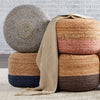 Saba Oliana Blue & Beige Pouf 7