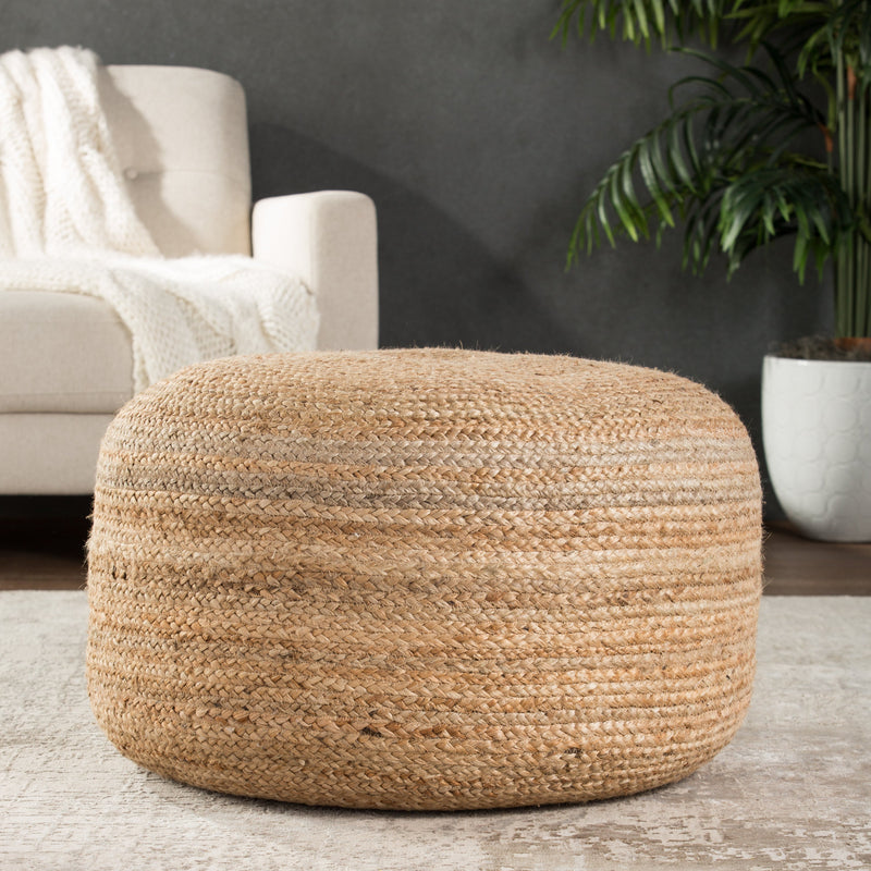 Saba Mesa Natural Pouf 2