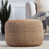 Kealani Trellis Pouf in Grey by Jaipur Living