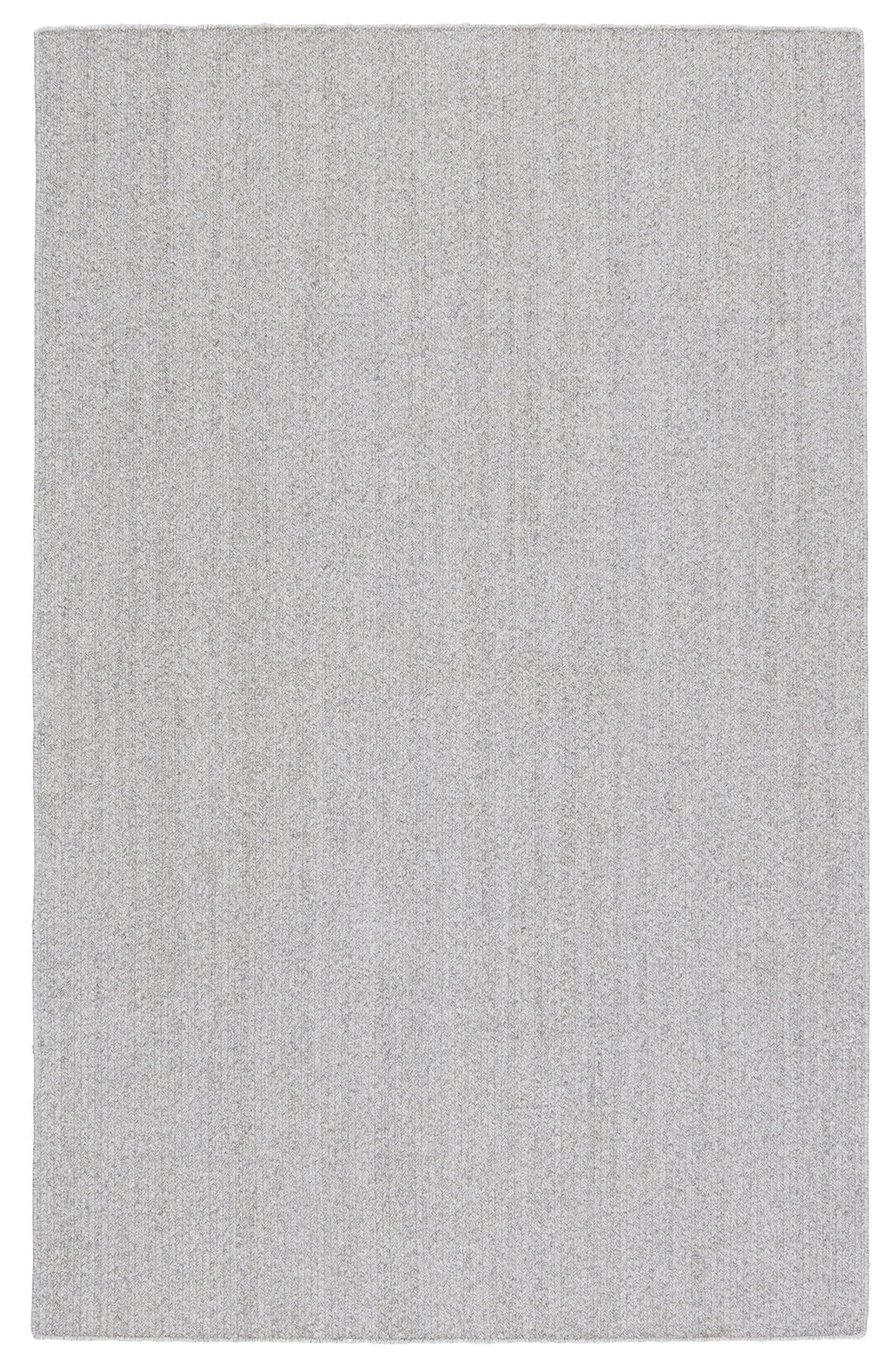 Maracay Indoor/Outdoor Solid Light Grey & White Rug