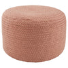 Saba Solar Santa Rosa Indoor/Outdoor Blush Pouf 1