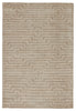 Alloy Handmade Striped Light Taupe & White Rug by Jaipur Living