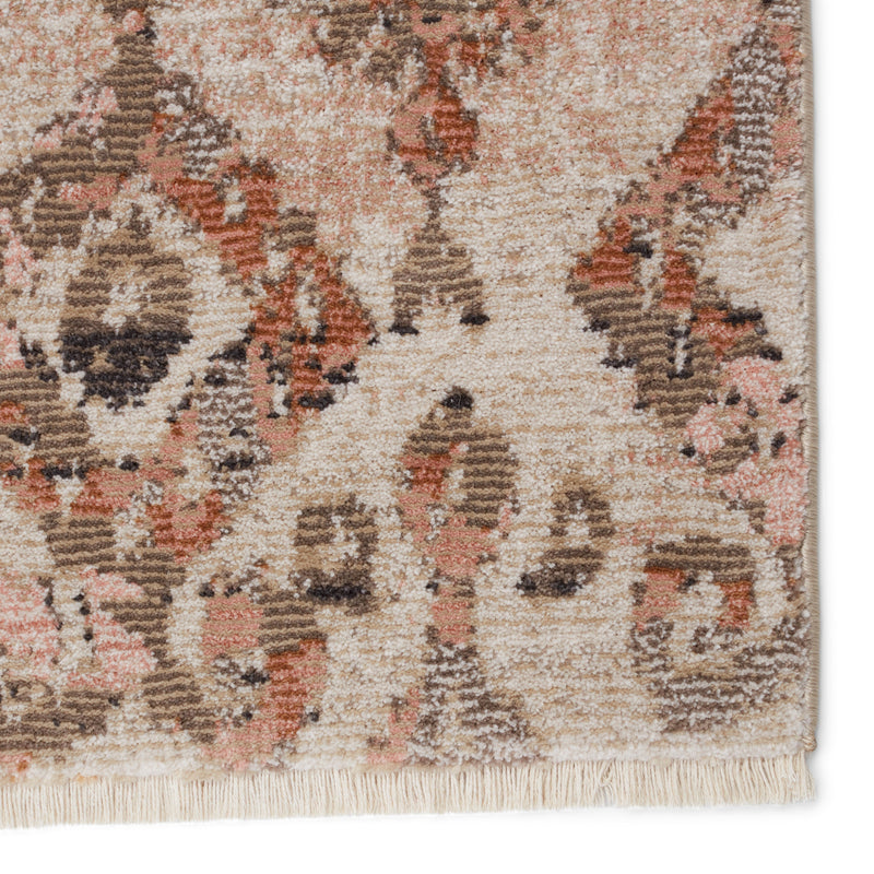 Sanaa Asani Tan & Light Pink Rug by Nikki Chu 4