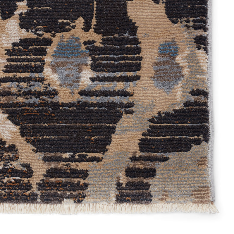 Sanaa Livio Black & Tan Rug by Nikki Chu 4