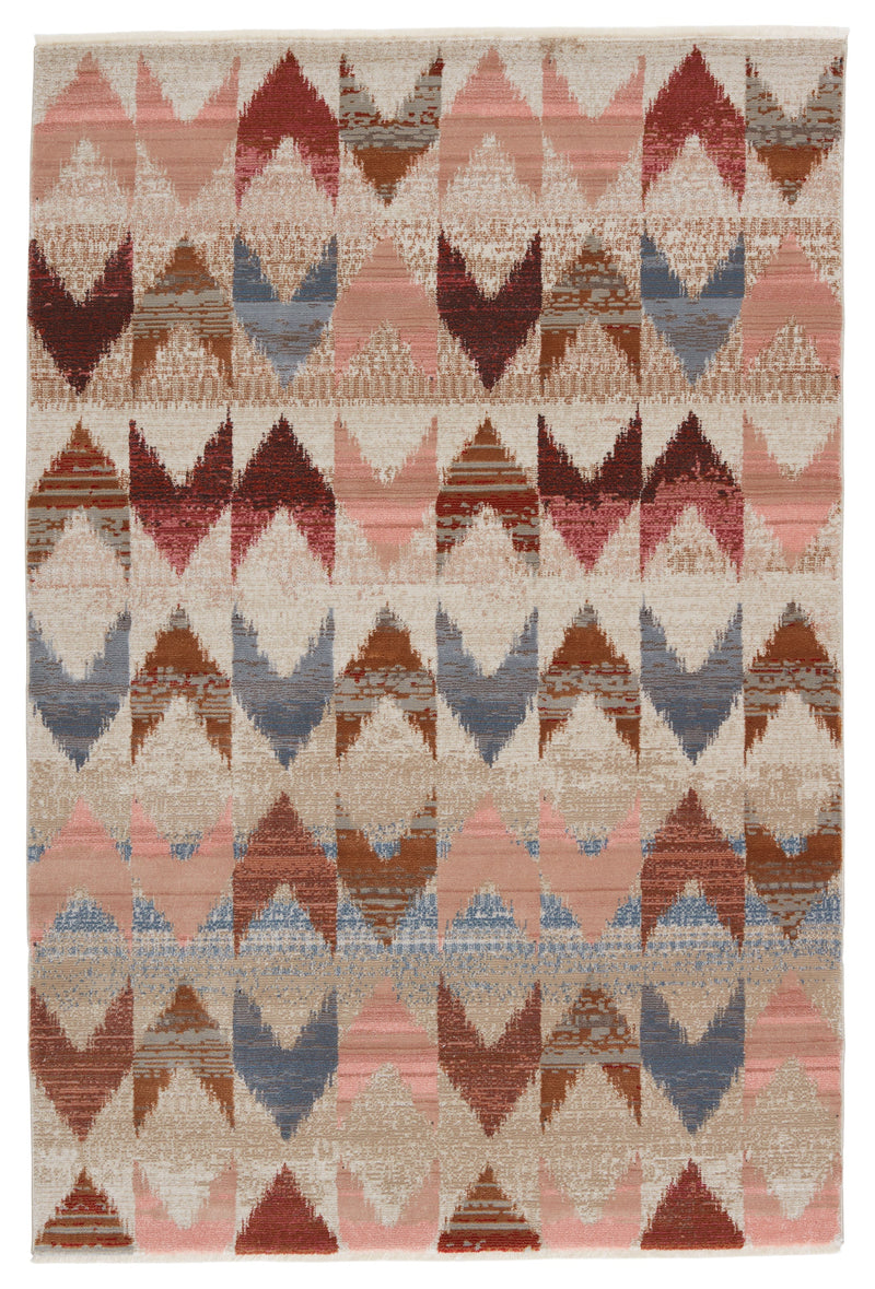 Sanaa Zevi Pink & Beige Rug by Nikki Chu 1