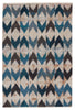 Sanaa Zevi Blue & Beige Rug by Nikki Chu 1