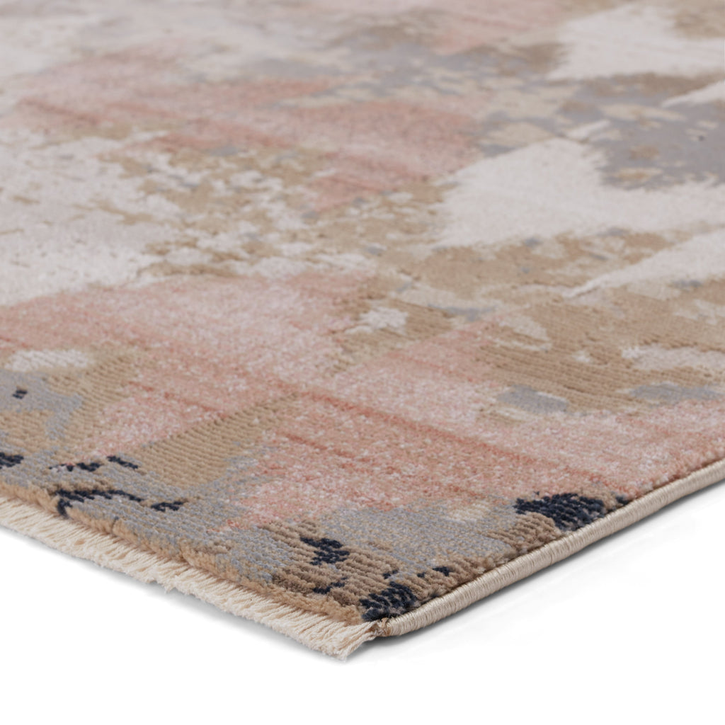 Sanaa Zevi Beige & Light Pink Rug by Nikki Chu 2